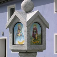 Bildstock: Herz Maria & Hl. Leopold