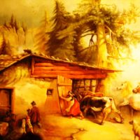 Reproduktion – Gauermann – Heimkehr vor dem Gewitter